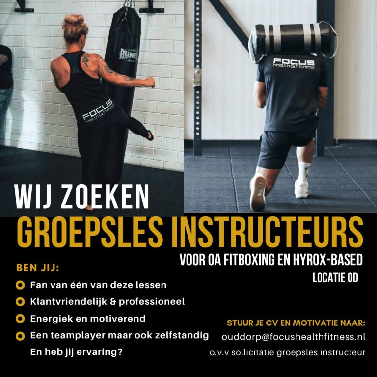 groepsles vacature OD