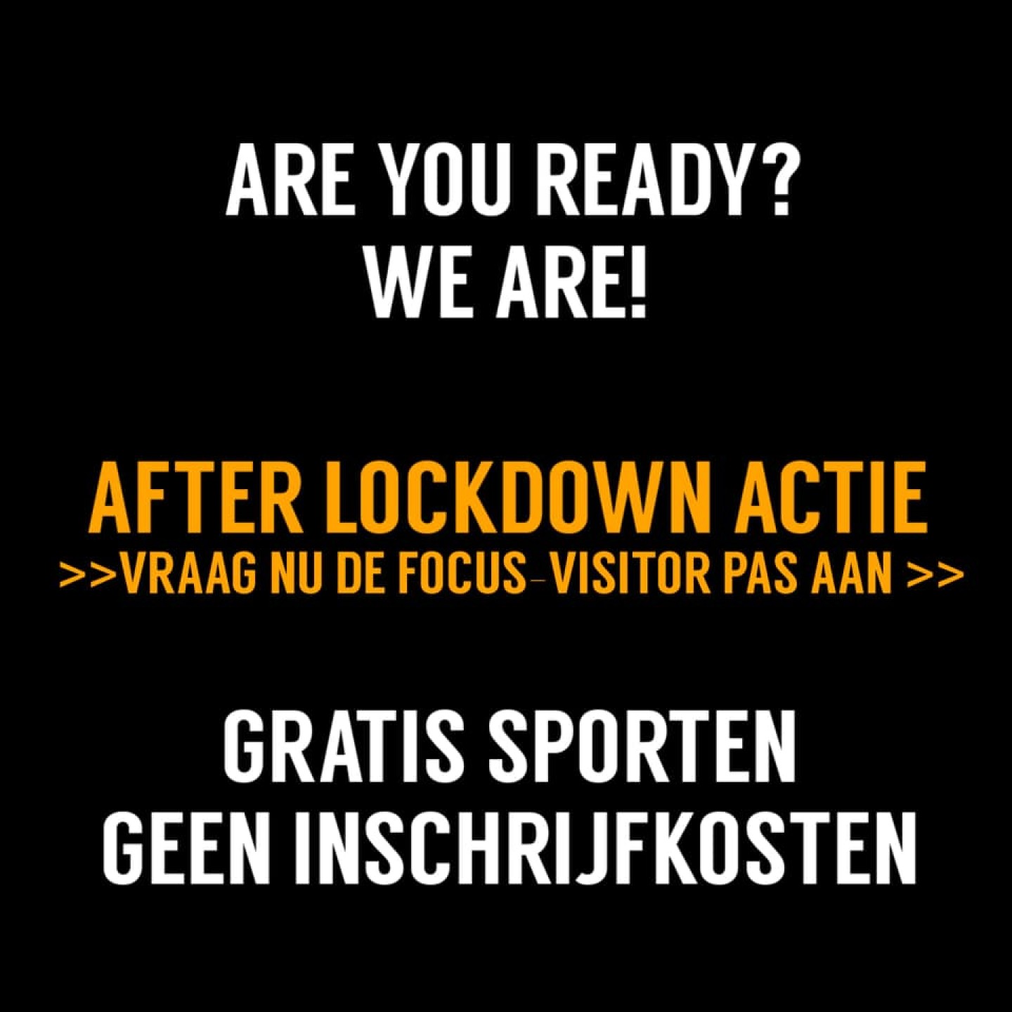 After Lockdown Actie