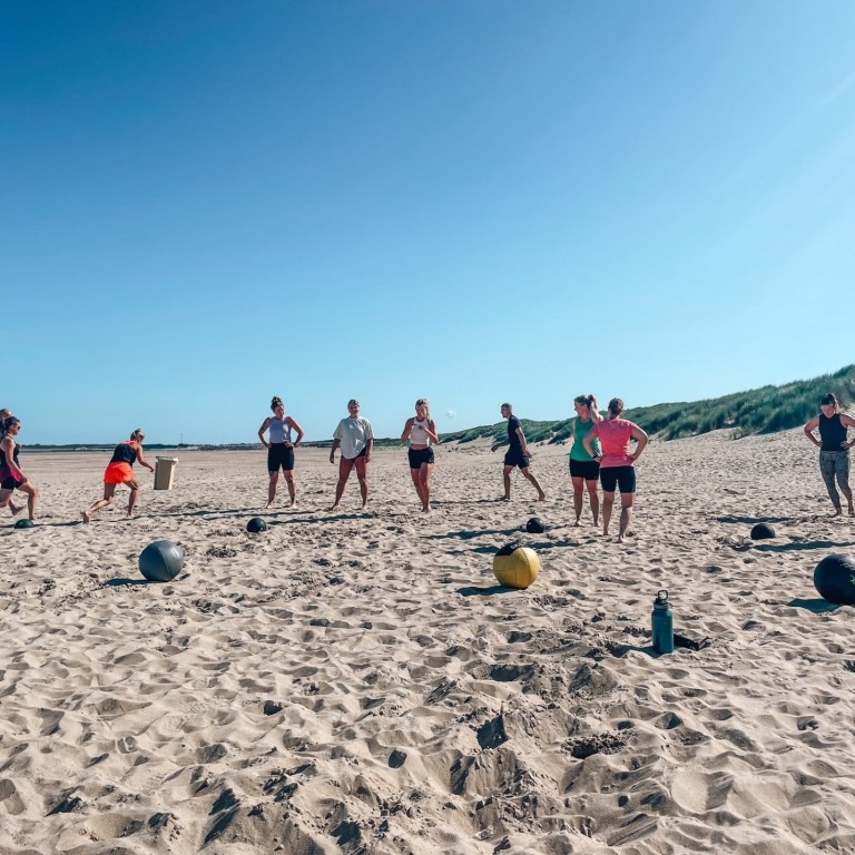 Beach workout